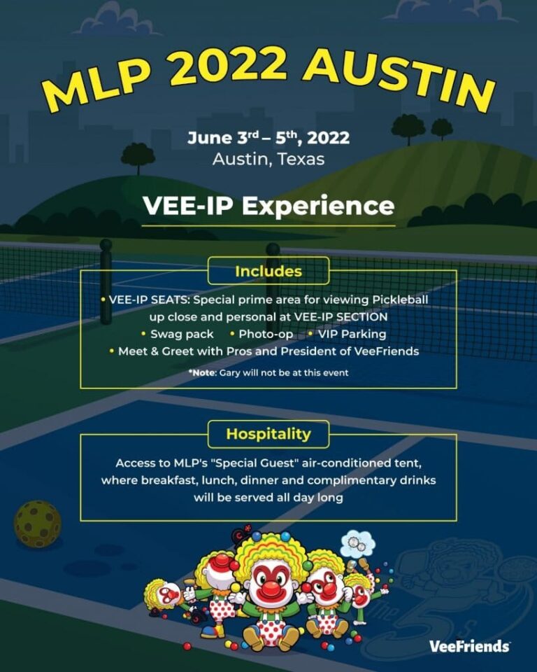 Veefriends Launches A “Vee-Ip” Event At Major League Pickleball Austin | Nft News